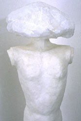 Untitled White Wax Saint - Detail